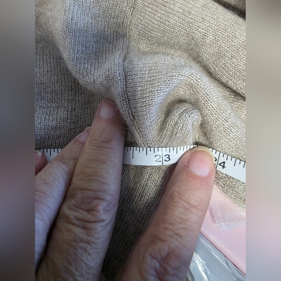 Madewell Taupe Mock Turtleneck Sweater Size Medium - Picture 5 of 5